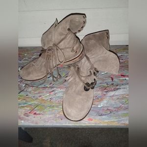Leather booties size 7